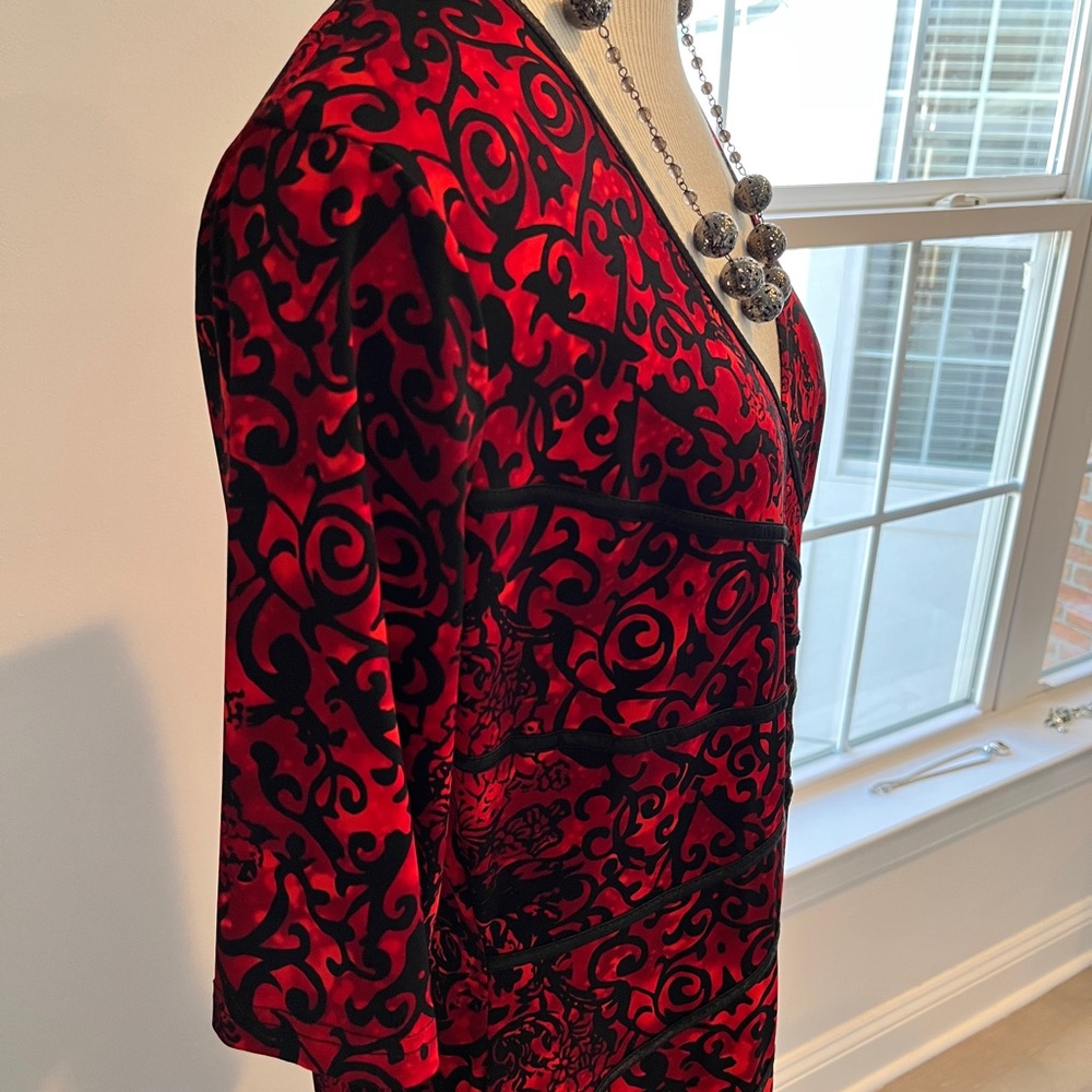 Easy care elbow sleeve dress - Picture 3 of 9